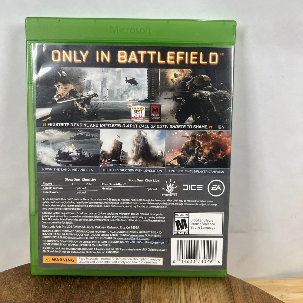Battlefield 4 (Microsoft Xbox One,‎ 2013)